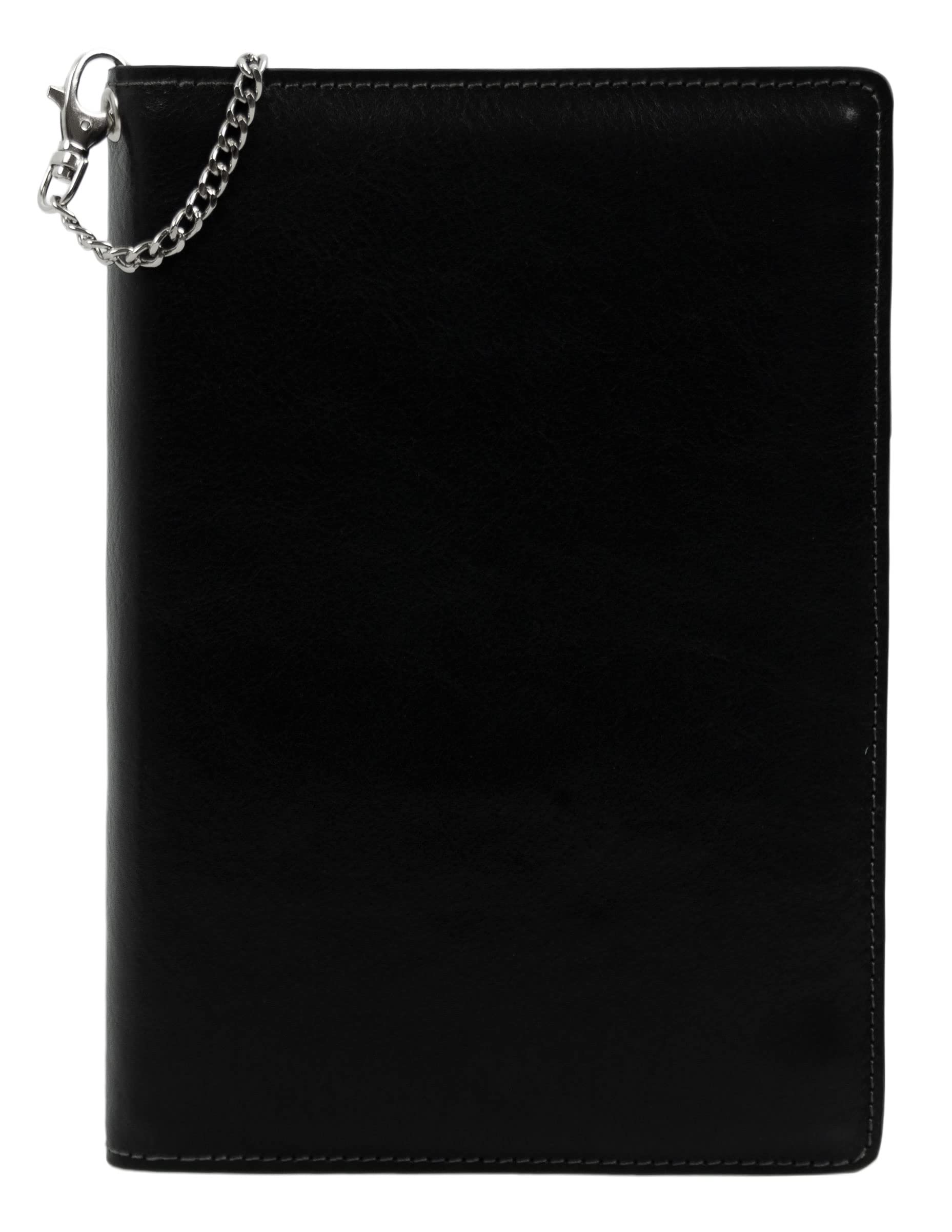 Premium Italian Handmade Leather Journal - 320 Lined A5 Notebook with Bookmark & Gift Box (Black) | Perfect for Writing, Sketching & Gift Giving