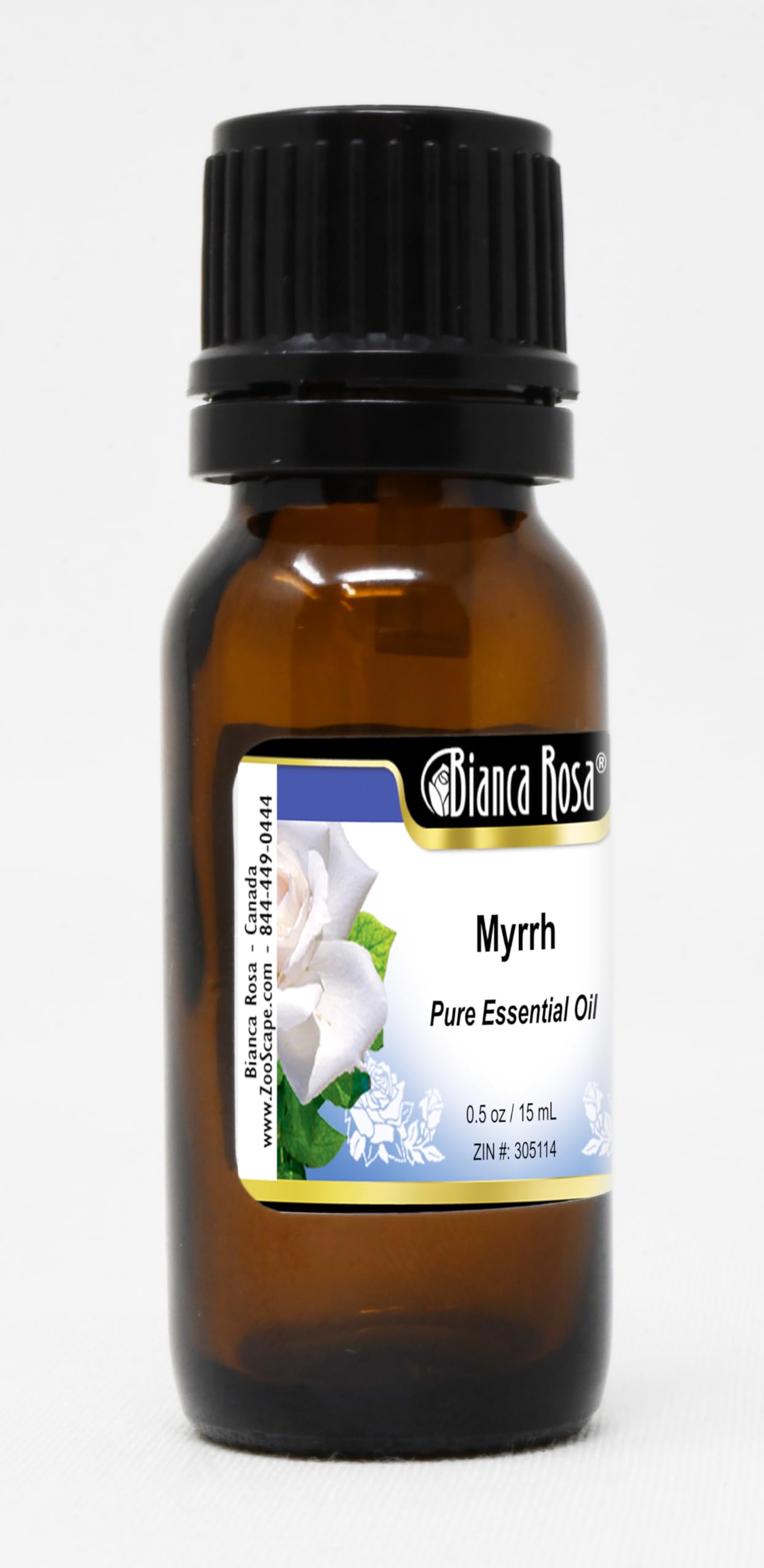 Pure Myrrh Essential Oil 0.50 oz (15ml) - 100% Natural Therapeutic Grade for Aromatherapy, Skin Care & Relaxation - ZIN: 305114 | Perfect for Diffusers, Massage & DIY Beauty Products