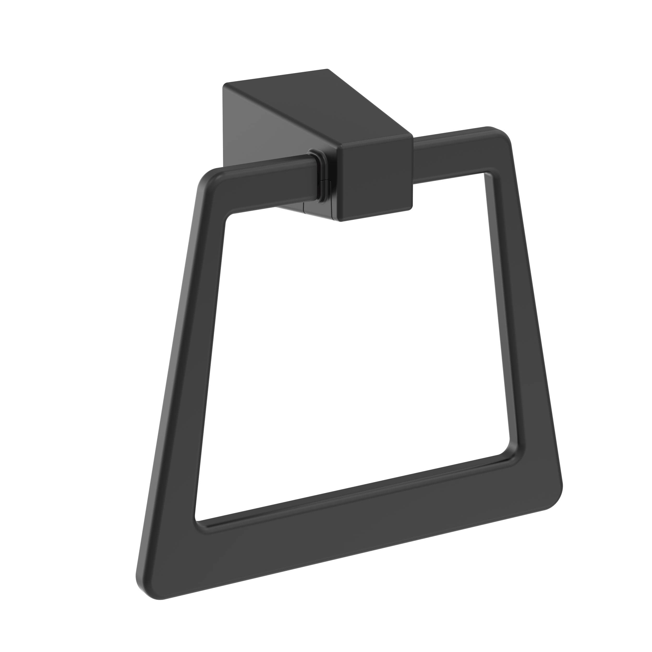Amerock Matte Black 5-Piece Bathroom Accessories Set - Includes Soap Dispenser, Toothbrush Holder & More for Modern Bathroom Decor