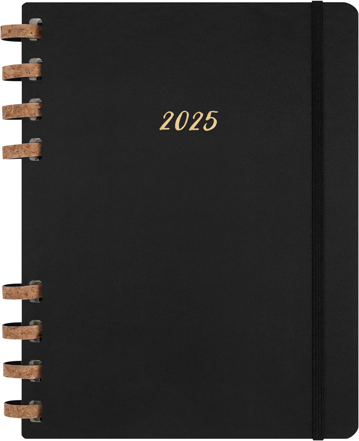 Moleskine 2025 Weekly & Monthly Planner - 12 Month Spiral Notebook with Hard Cover & Elastic Closure - Extra Large 20.4x25.2 cm Black - Perfect for Business, School & Personal Organization