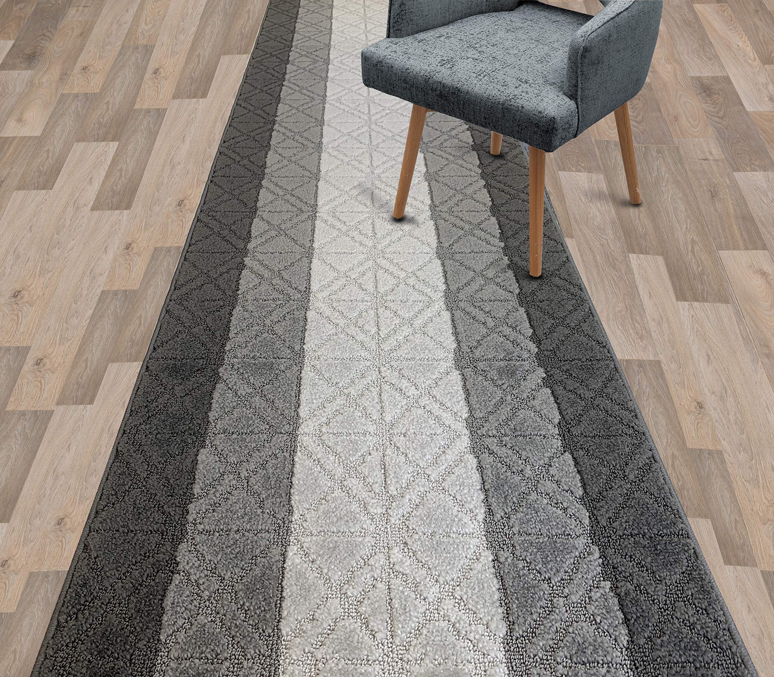 Remnaz Non-Slip Indoor Carpet Runner Rug - 2'1