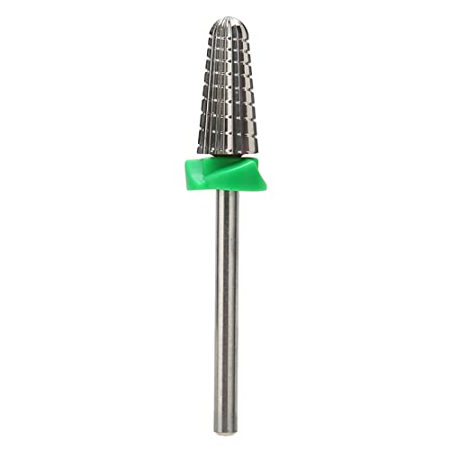 Tungsten Steel Nail Drill Bits for Acrylic Nails - Round Head Cuticle Grinding Heads for Professional & Home Manicure | Perfect for Nail Salons & DIY Nail Care
