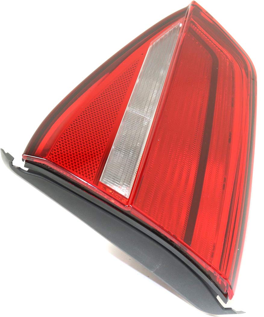 Go-Parts - 2015 Volkswagen Jetta Hybrid Right Passenger Side Inner Halogen Tail Light Assembly Replacement - Perfect for Night Driving Safety and Rear Visibility Enhancement