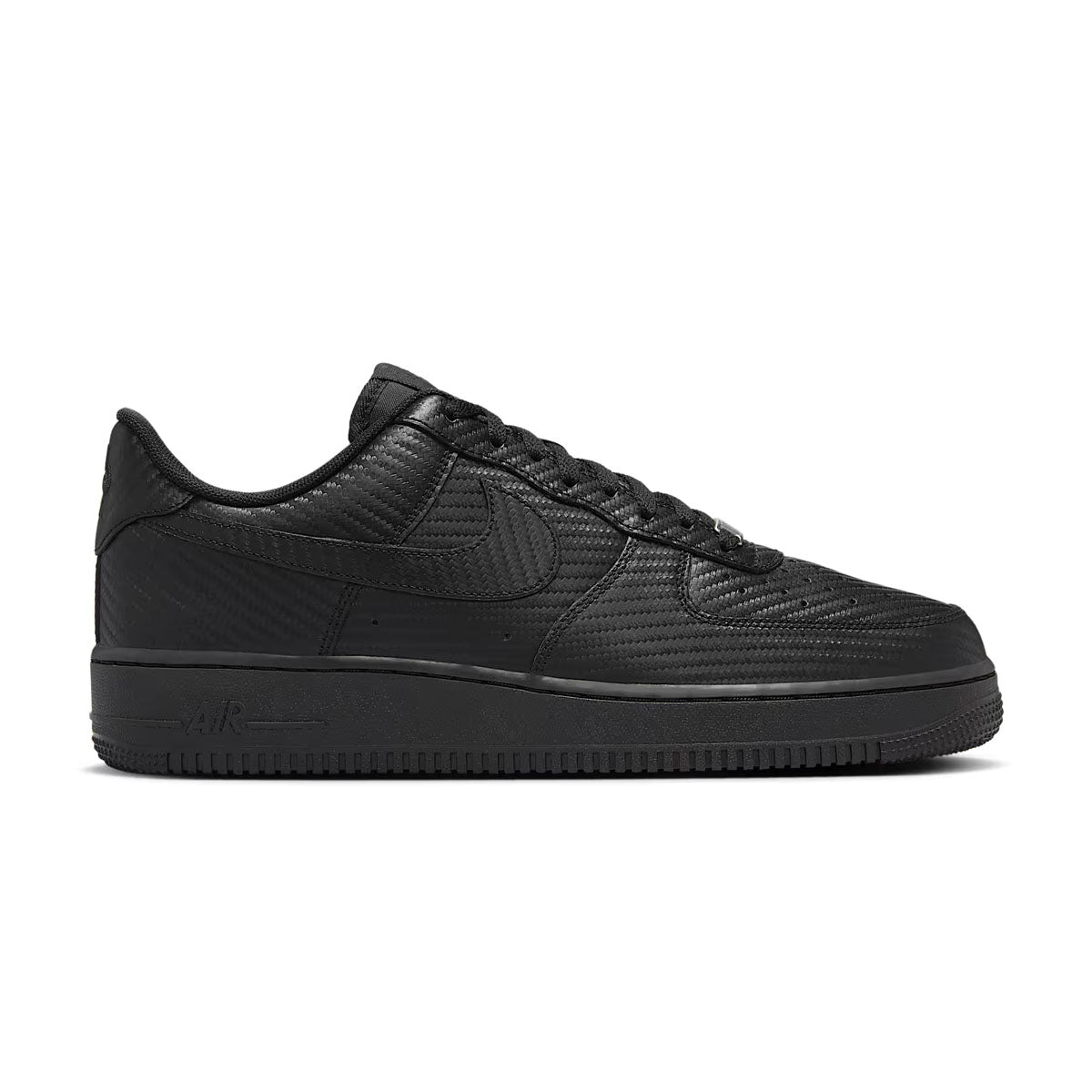 Nike Air Force 1 '07 Black Carbon Fiber Sneakers - Men's Basketball Shoes for Casual Wear & Street Style