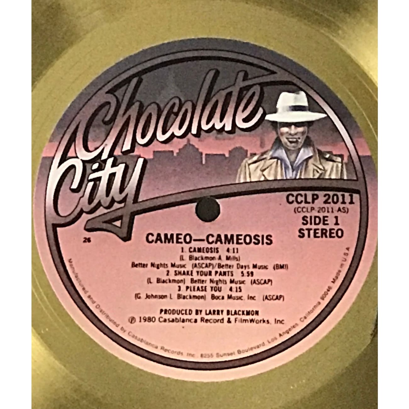 Original Cameo Cameosis RIAA Gold Album Award - Certified Music Memorabilia for Collectors & Fans - Perfect for Display in Music Studios, Theaters & Home Decor