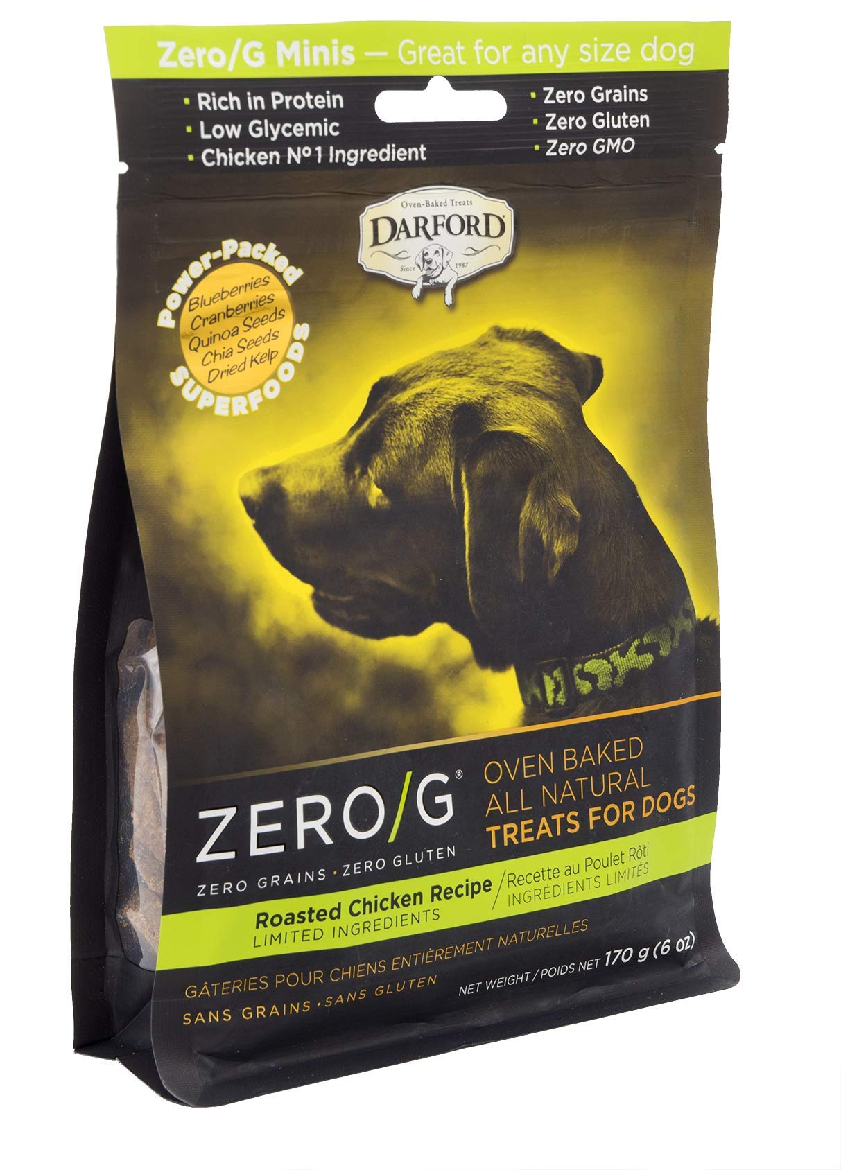 Darford Roasted Chicken Recipe Dog Treats - Healthy & Natural Dog Snacks for Training & Rewards - Perfect for Small & Large Breeds - Made in USA