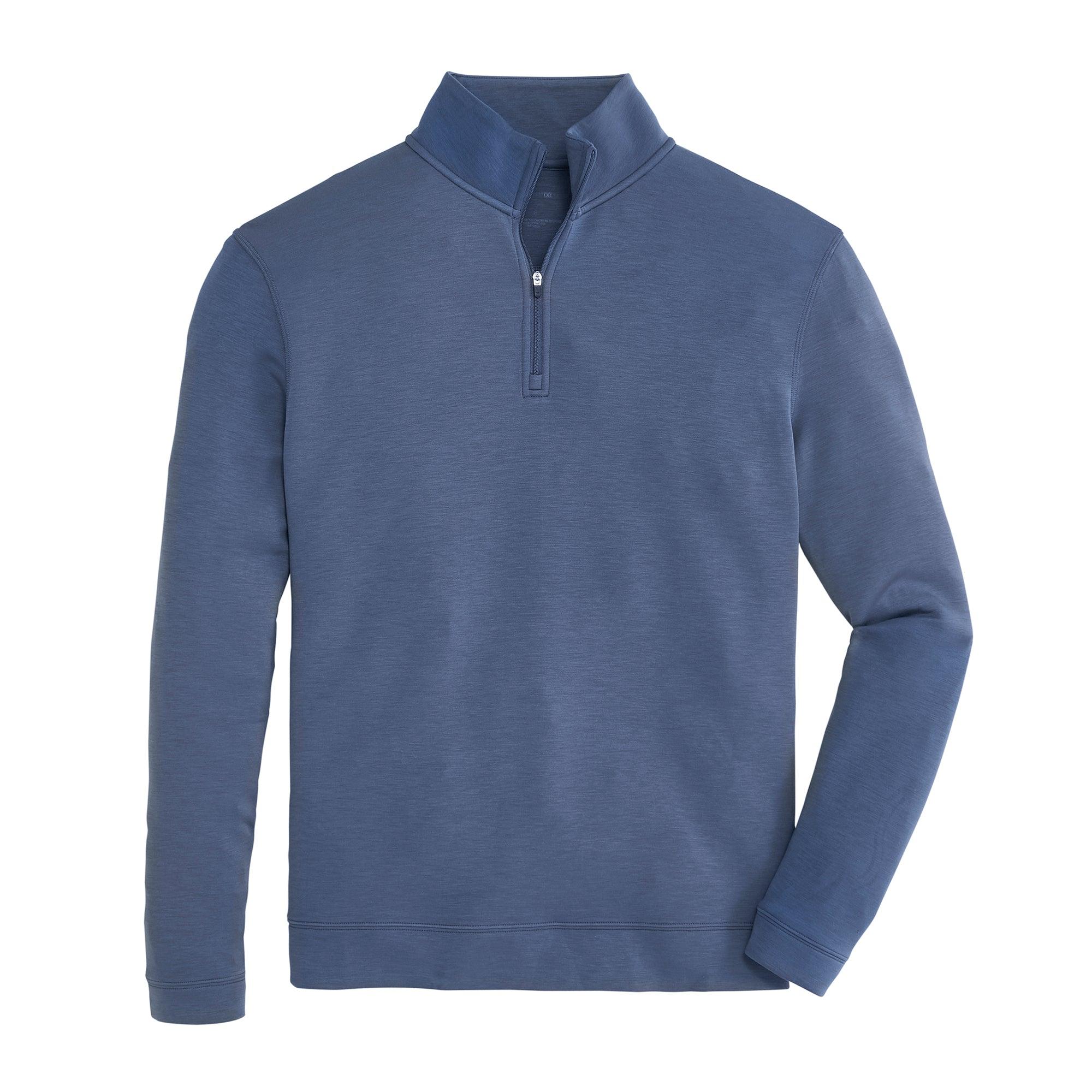 Yeager Performance Pullover Hoodie - Vintage Indigo Blue Athletic Sweatshirt for Men | Gym, Running & Outdoor Activities