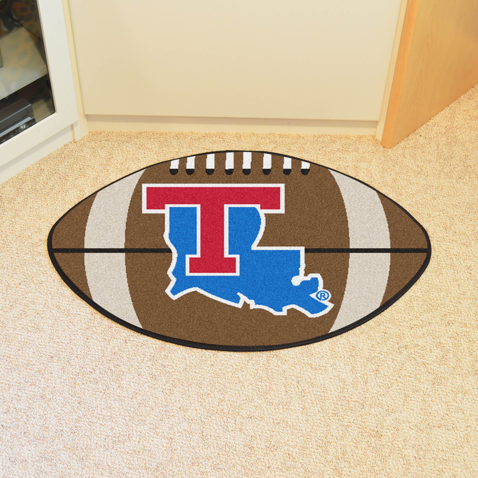 Louisiana Tech Bulldogs Football Fan Rug - 22