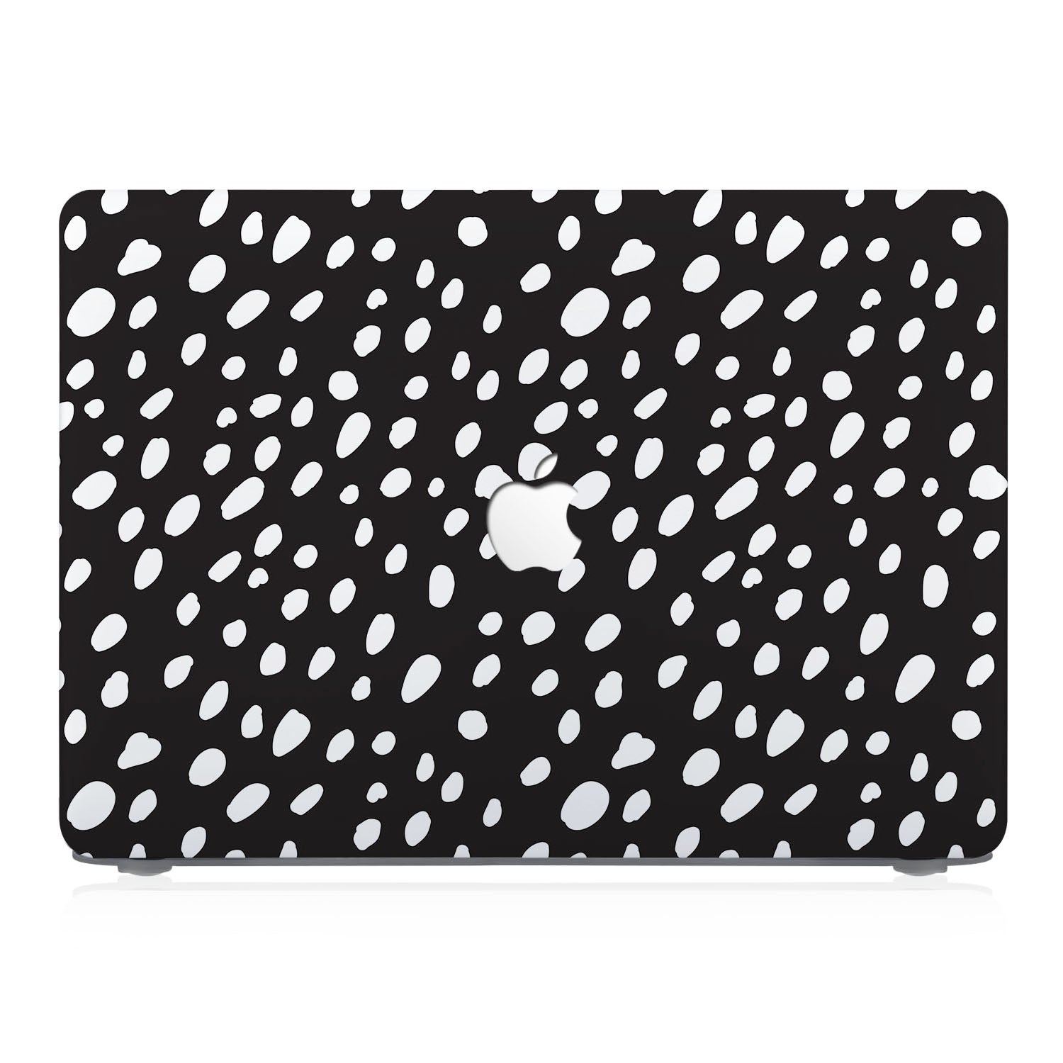 Premium MacBook Pro/Air Protective Case with Stylish Polka Dot Design - Durable Scratch-Resistant Cover for Work, Travel & School