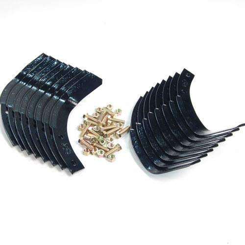 MTD 1901118A/1901118 Replacement Tiller Cast Iron Tine Set with Hardware - Durable Garden Cultivator Accessories for Efficient Soil Tilling and Landscaping