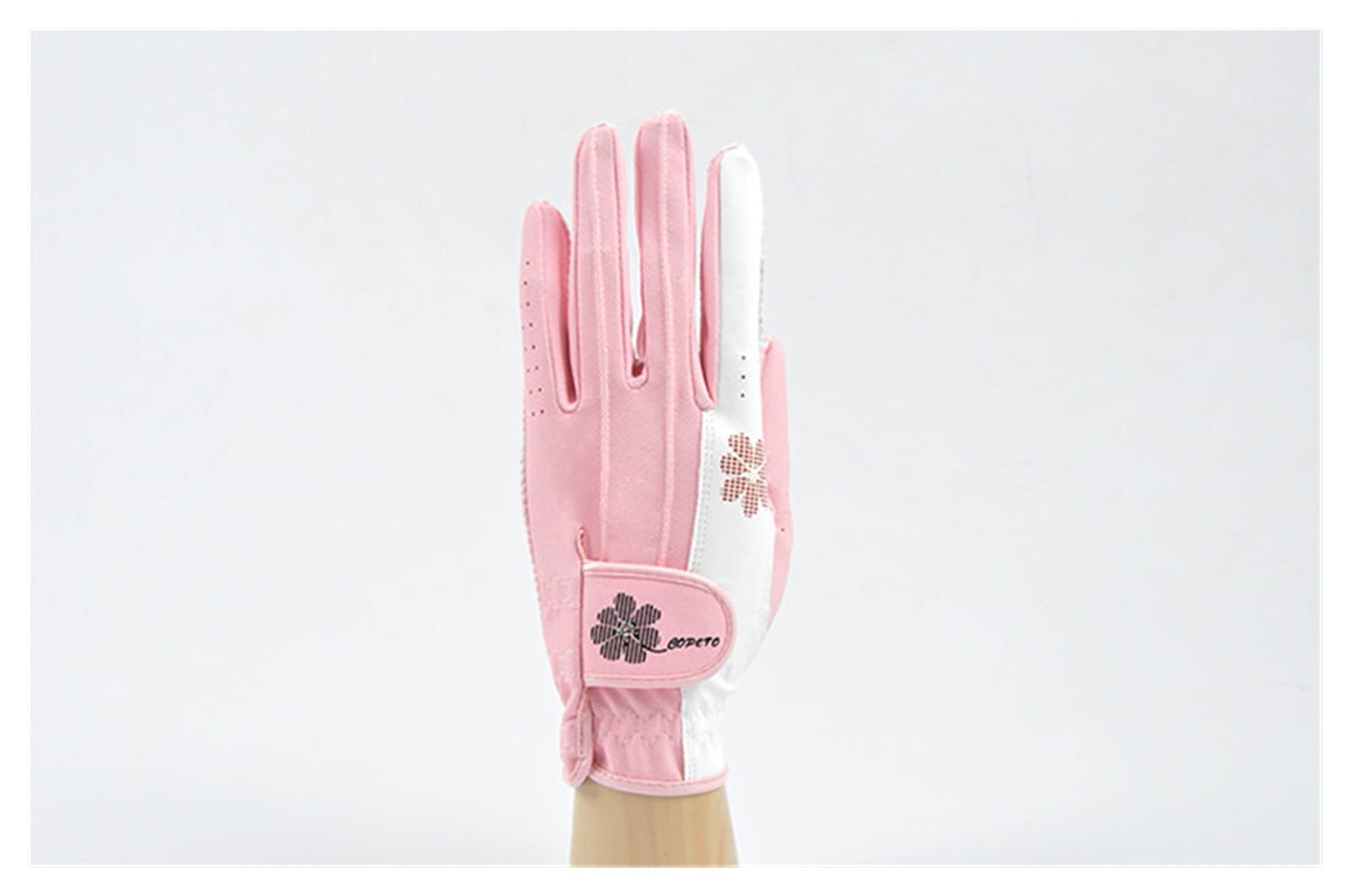 **Breathable Anti-Slip Women's Golf Gloves - Double Handed Training Gloves with Granule Grip for Left & Right Hand (5 Colors) - Perfect for Golf Practice & Club Training**