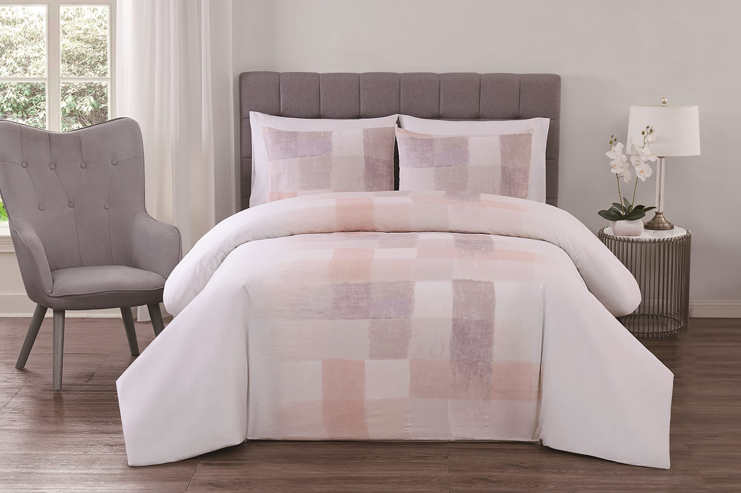 Vince Camuto Mica 3-Piece King Comforter Set - Soft Luxury Bedding for Master Bedroom & Guest Room - Perfect for Cozy Nights & Stylish Home Decor