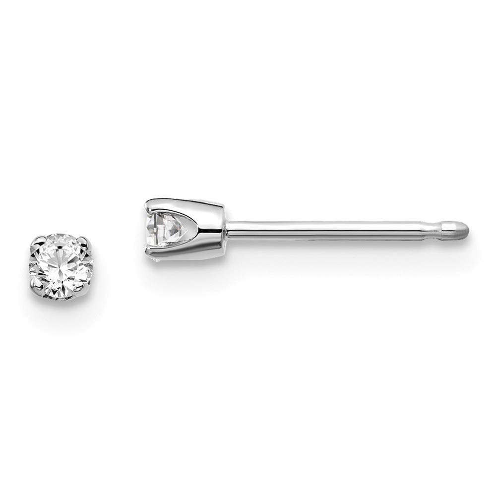 14K Yellow Gold .10ct I2 K-L Diamond Stud Push-on Post Earrings for Women - Hypoallergenic & Secure Fit - Perfect for Everyday Wear, Parties & Special Occasions