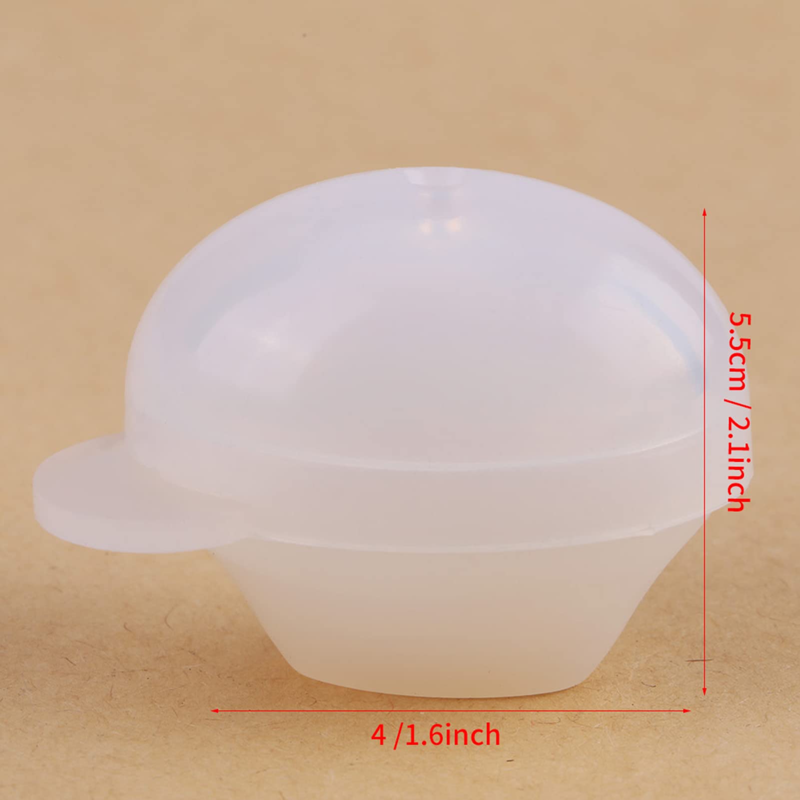 Premium Silicone Egg & Sphere Molds for Resin Jewelry Making - DIY Craft Sphere Ball Molds for Handmade Resin Art, Soap Making & Candle Decor (Set of 6) - Perfect for Home Crafts, Gift Making & DIY Decor Projects