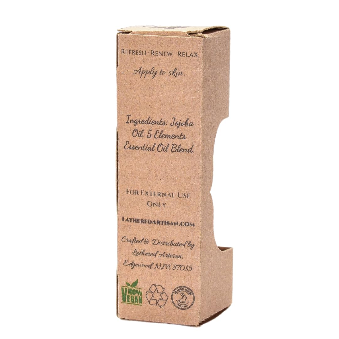 Alcohol-Free Citrus Spice Essential Oil Perfume - Orange & Cinnamon Roll-On | Natural, Vegan, Paraben & Phthalate Free | Handcrafted Plant-Based Cologne for Aromatherapy, Stress Relief & Daily Fragrance