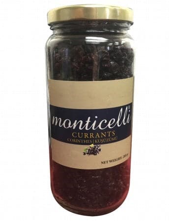 Premium Black Currants - Monticelli Brand | 285g Dried Fruit | Antioxidant-Rich Superfood for Baking, Smoothies & Healthy Snacks