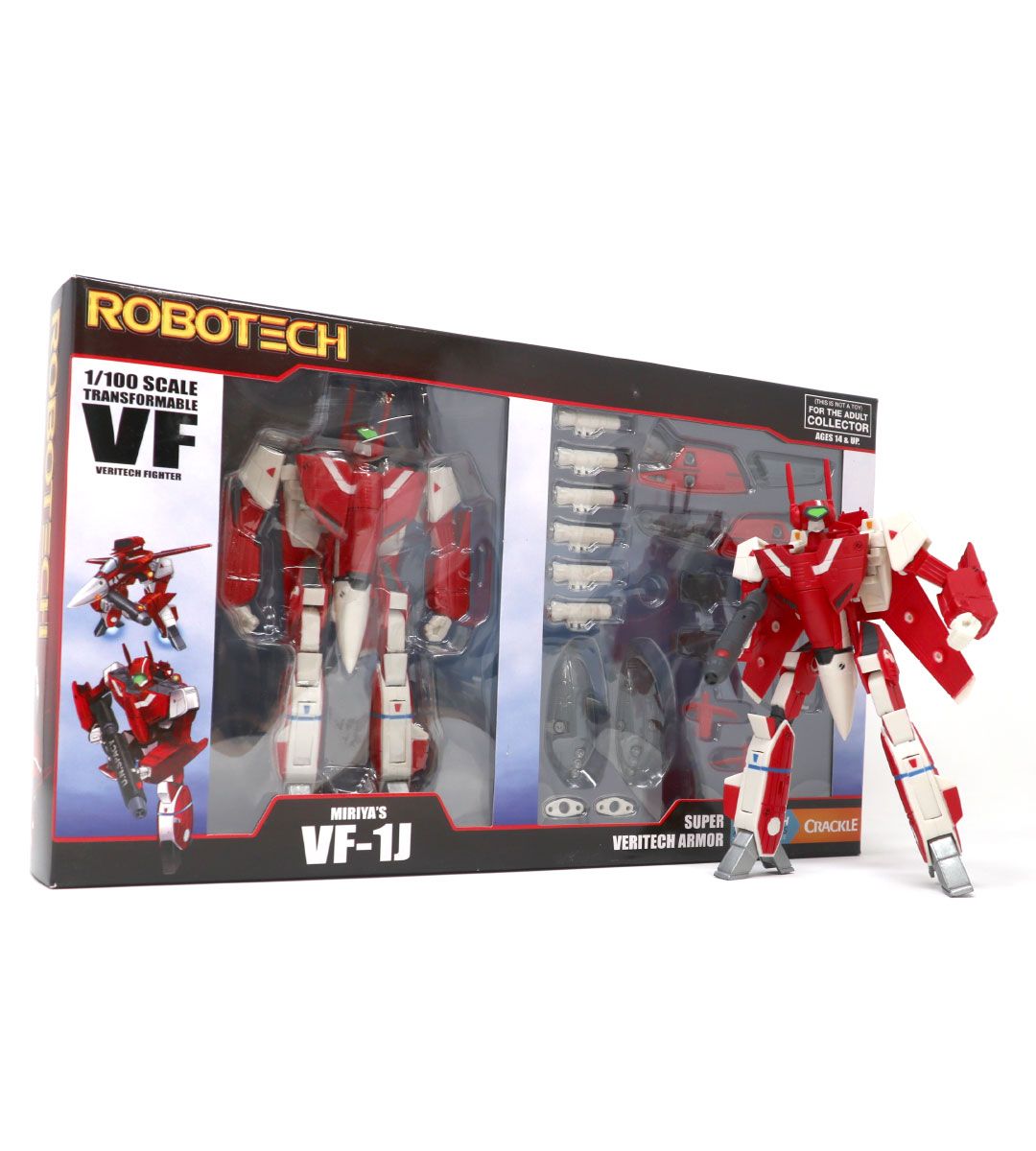 1/100 Scale Miriya's VF-1J Super Veritech Armor Model Kit - Robotech Collectible for Anime Fans - Perfect for Display & Cosplay Props