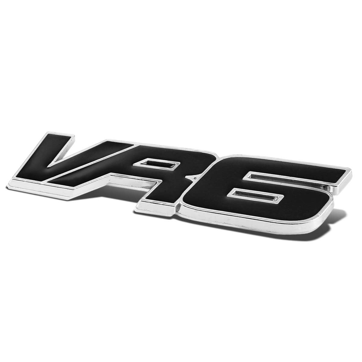 High-Quality Metal Emblem Decal Logo Trim Badge VR6 (Black) - Perfect for Car Customization, Motorcycle Accessories & Personalization Projects