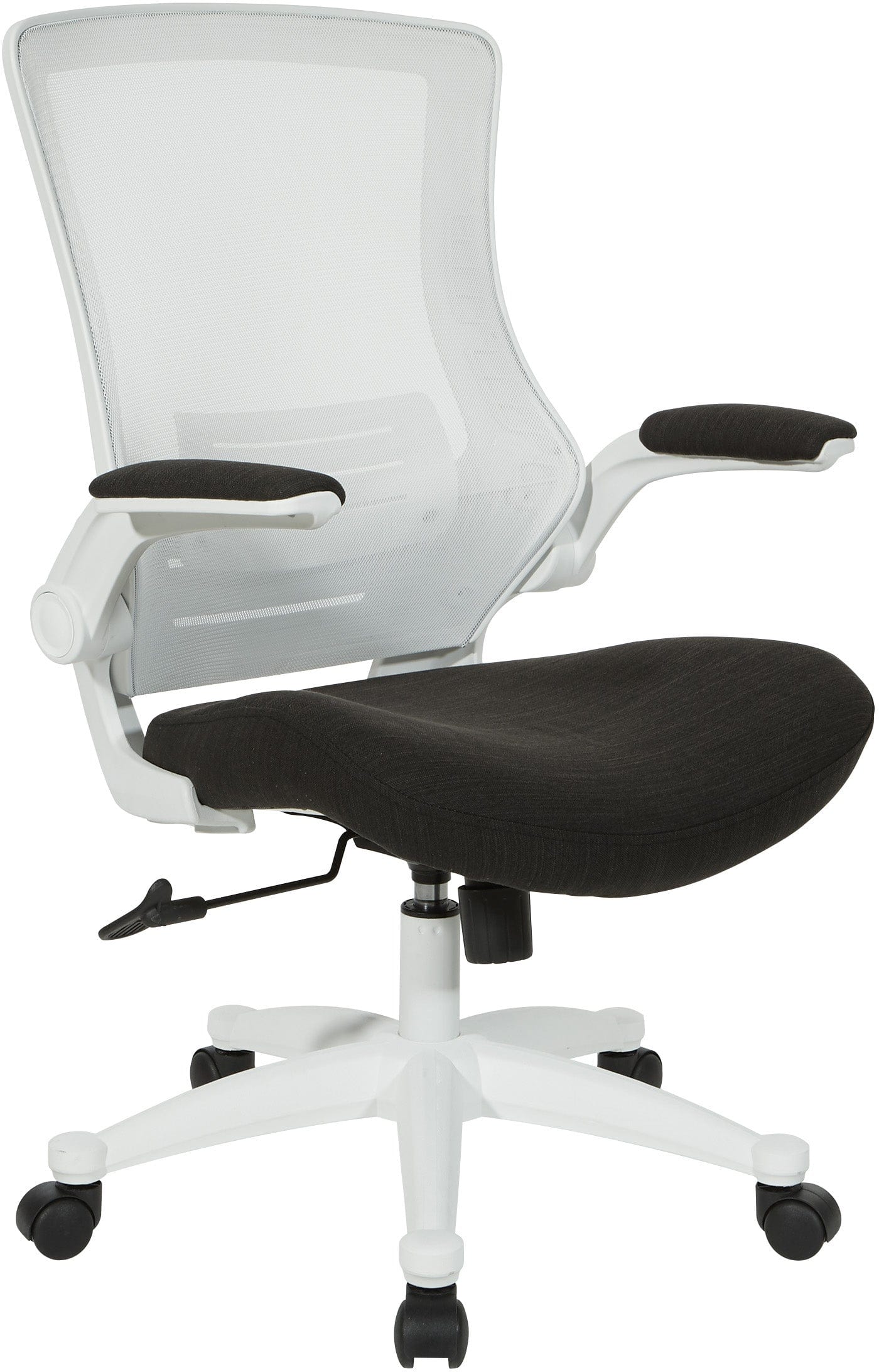 Office Star White Screen Back Manager's Chair [EM60926WH] - Ergonomic Executive Office Chair with Adjustable Height for Home & Business Workspaces