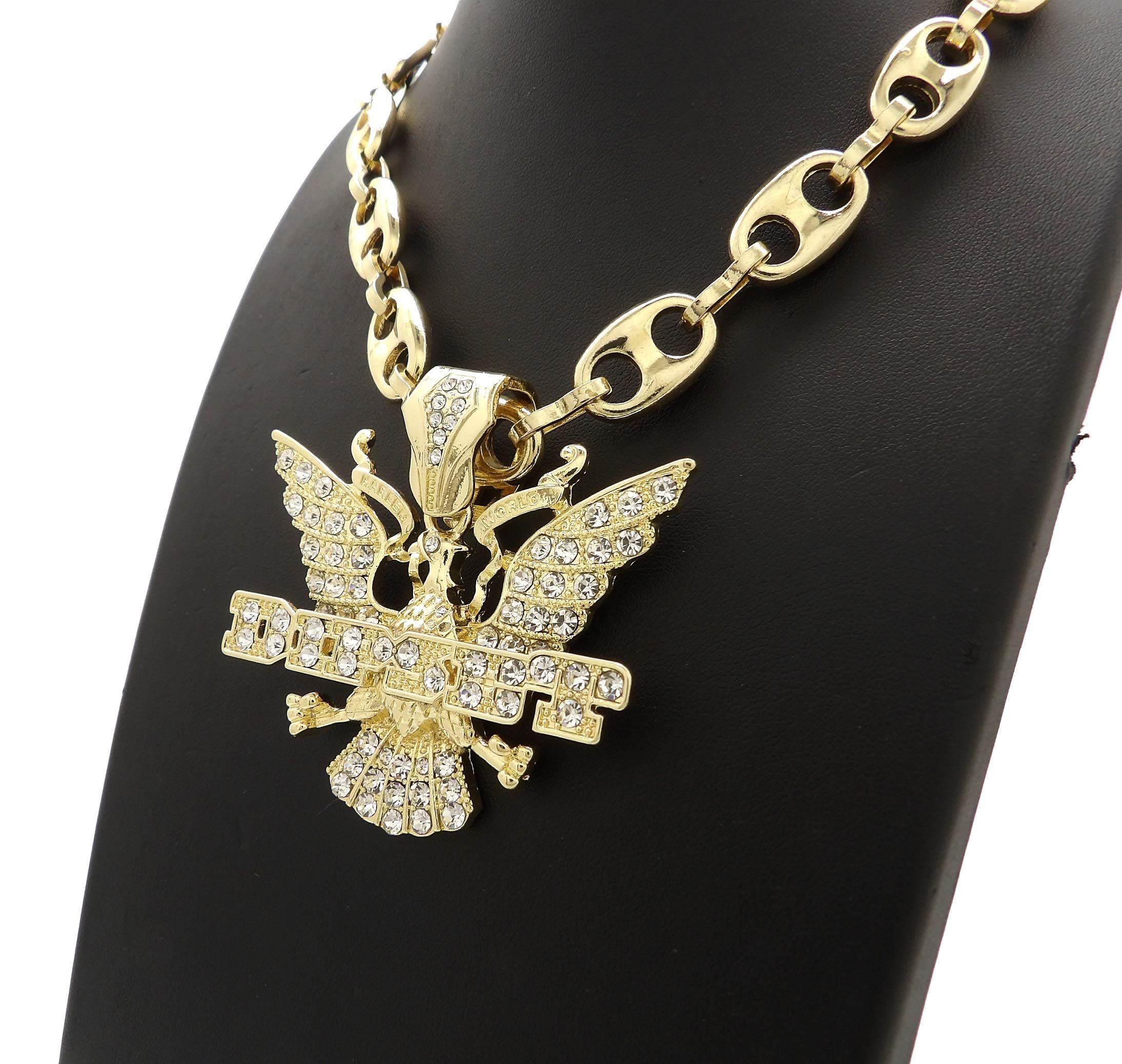 SJ ICED Out Dipset Pendant & 20