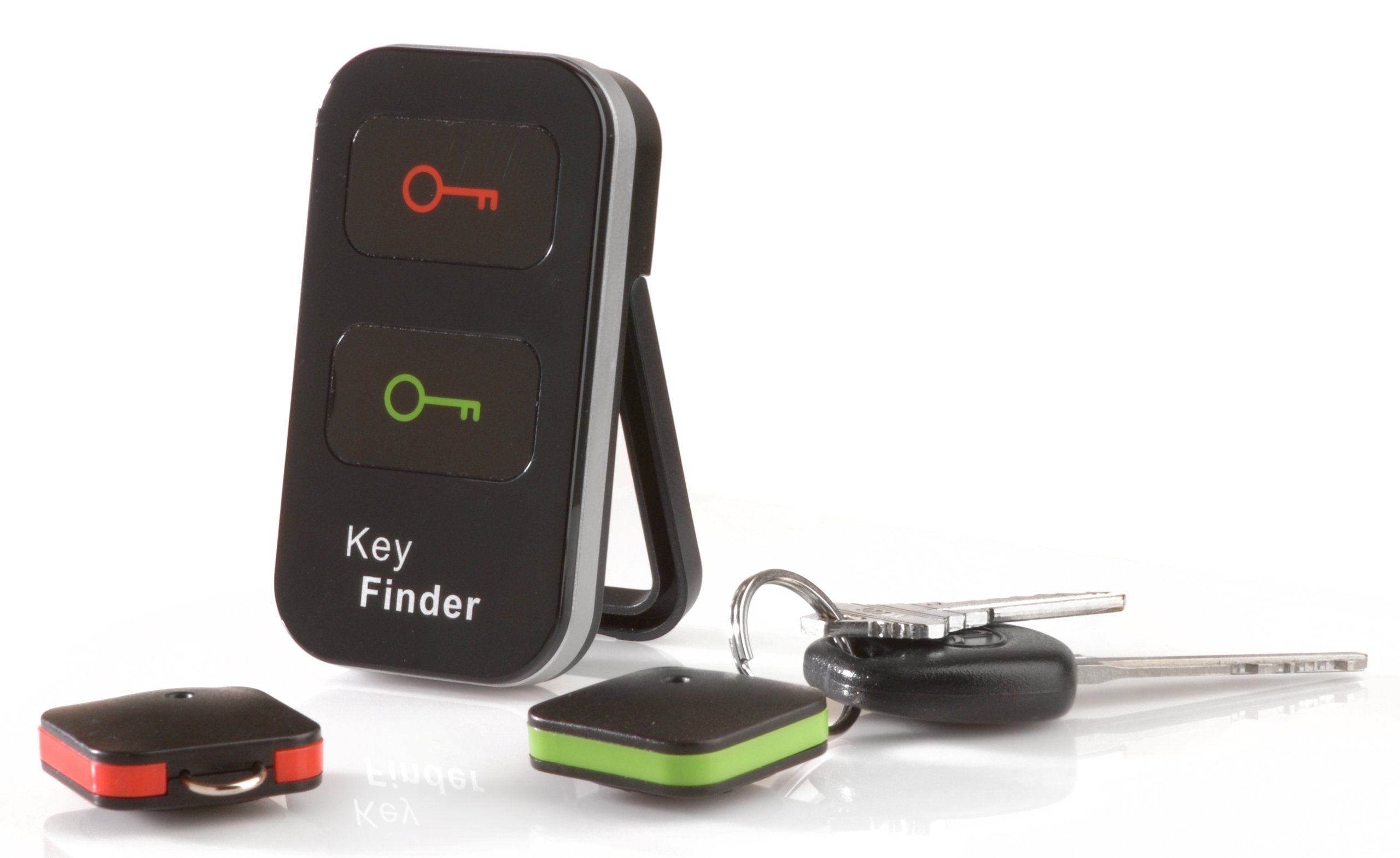 Tech Tools Wireless Key Finder - Bluetooth Tracker for Keys, Wallets & Bags | Never Lose Your Essentials Again | Perfect for Home, Office & Travel Use