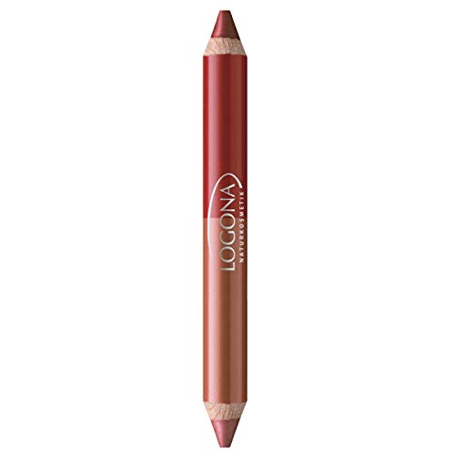 Lagona Double Lip Pencil - Ruby Red 05 (0.16 oz) | Long-Lasting Matte Lip Liner for Precise Application | Perfect for Everyday Wear, Special Occasions & Makeup Kits