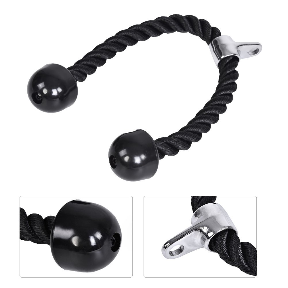 VGEBY1 Gym Pull Rope - Heavy Duty Biceps & Triceps Training Cable Attachment for Strength Workouts - Perfect for Home Gym, CrossFit & Functional Fitness Training