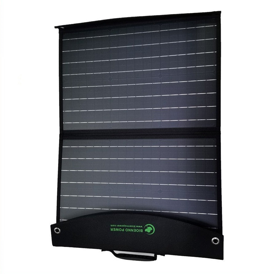 Bioenno Power 60W Foldable Solar Panel (BSP 60 LITE) - Portable Solar Charger for Camping, Hiking, RV & Outdoor Adventures