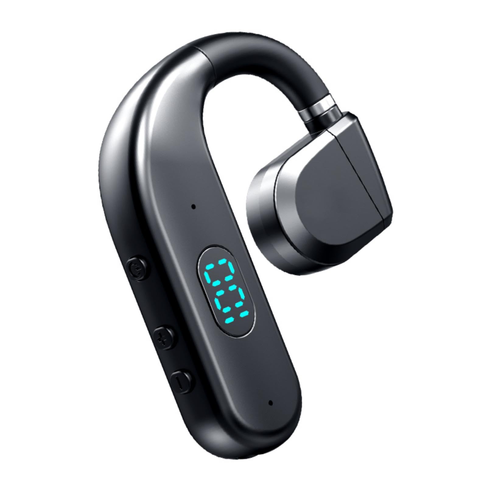 2023 New Open Ear Wireless Bluetooth Headphones - Sport Waterproof, Noise Canceling, 48H Battery, HiFi Stereo, LED Display, Voice Control - Perfect for Running, Driving, Office Work & Trucking
