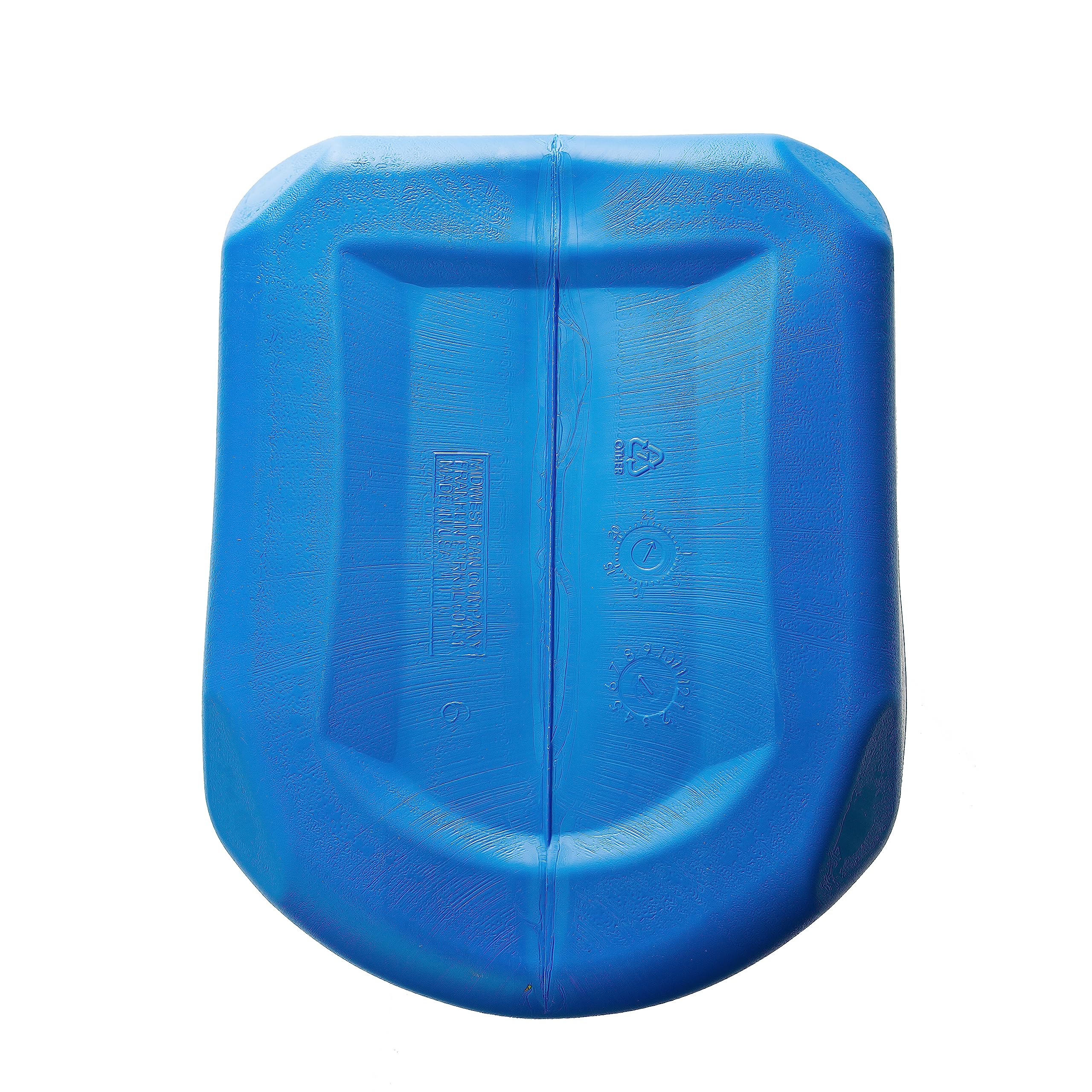 Midwest Can 7600 5 Gallon Red Kerosene Fuel Can with Spout - Portable Gasoline Container for Emergency, Camping & Outdoor Use