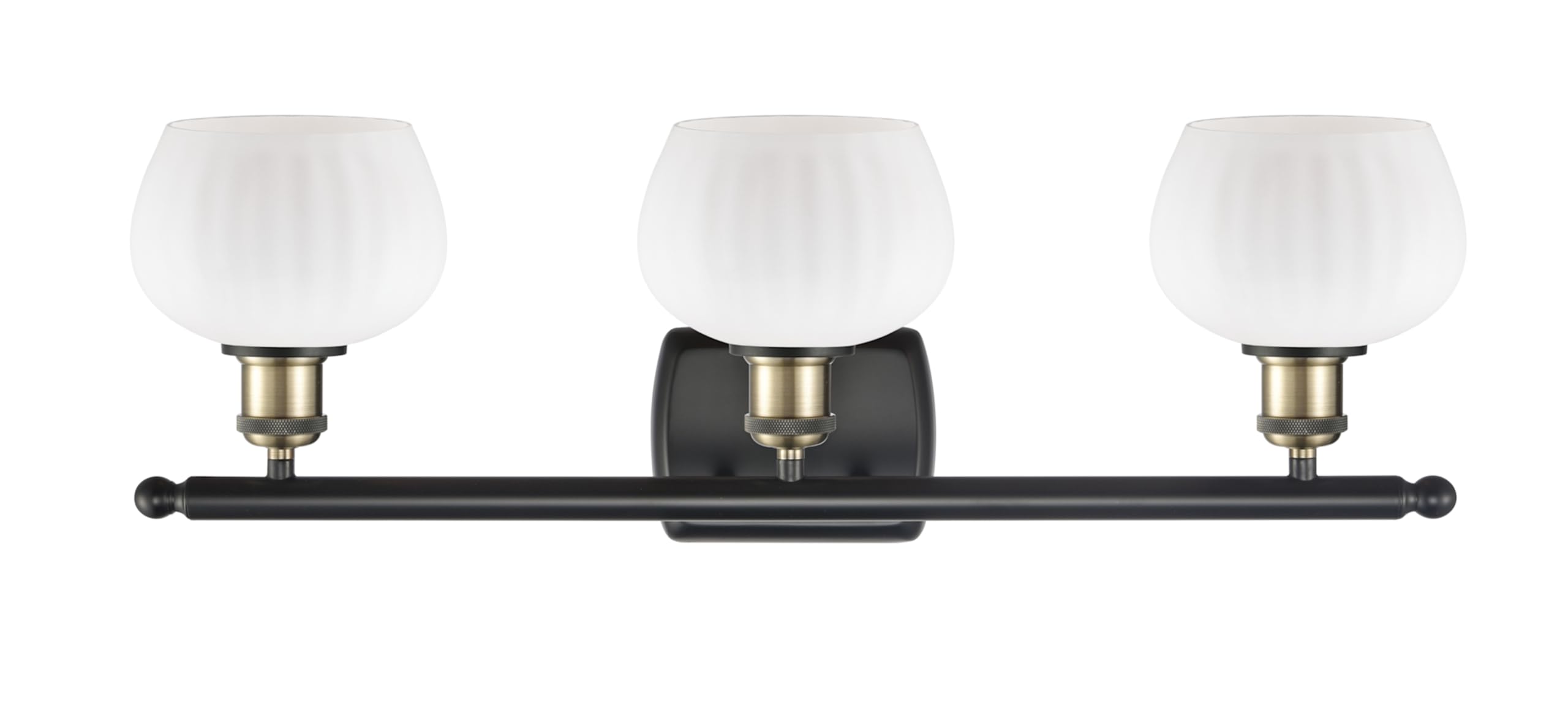 Innovations Lighting 516-3W-BB-G92 Fenton 3-Light Bathroom Vanity Light - Ballston Collection - Perfect for Modern Bathroom & Powder Room Decor