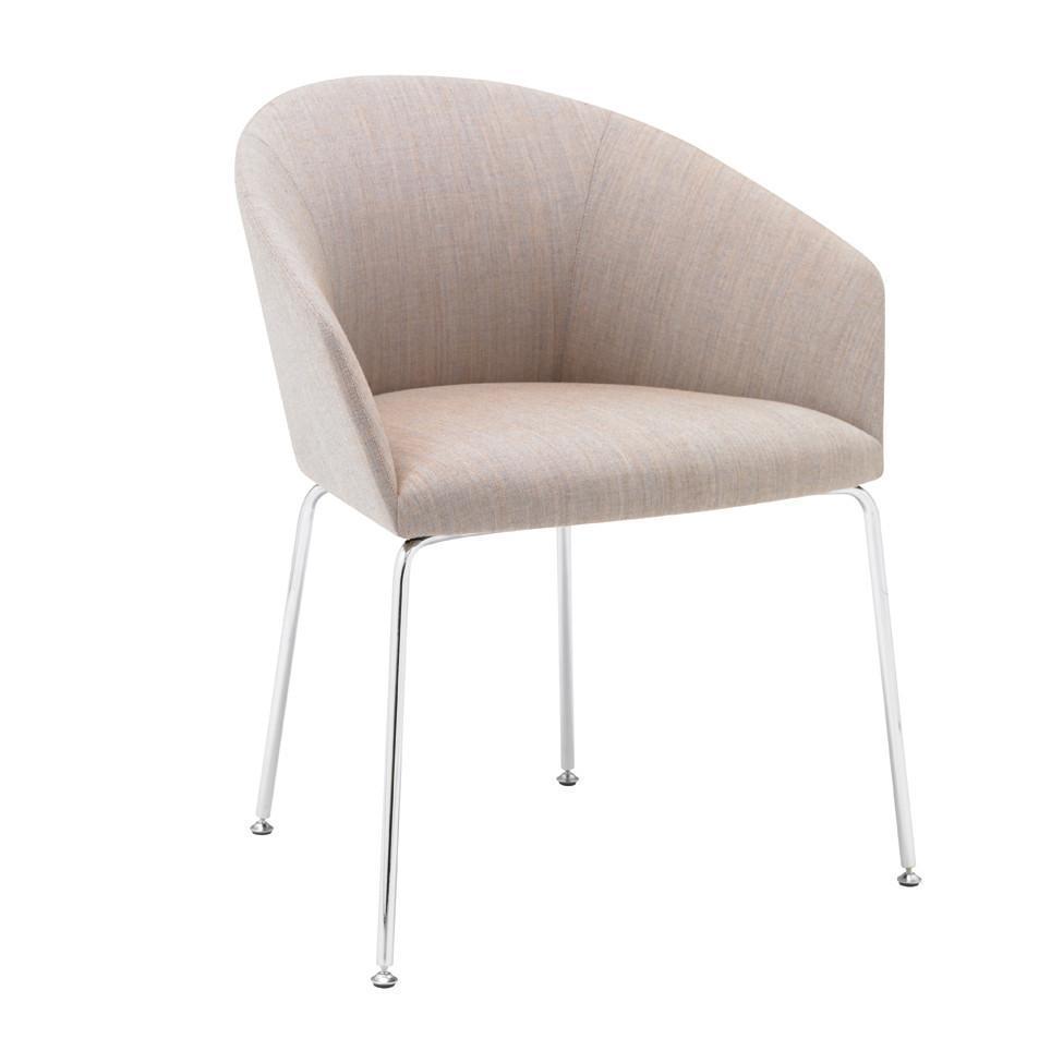 Brandy SO2994 Modern Armchair - Stylish Accent Chair for Living Room, Bedroom & Office - Comfortable Upholstered Lounge Chair with Wooden Legs - Perfect for Relaxing, Reading & Decorating