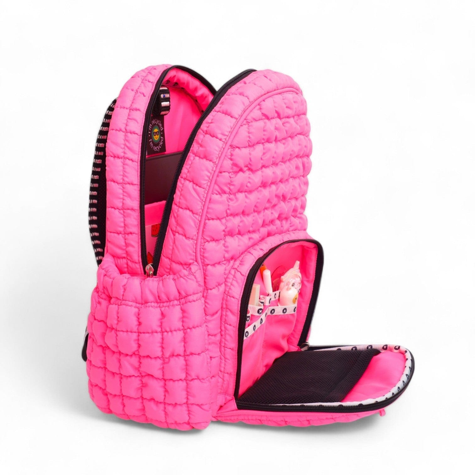 Boba Medium Backpack for Women & Teens - Stylish Pink Surge School Bag, Laptop Backpack for College, Travel & Everyday Use