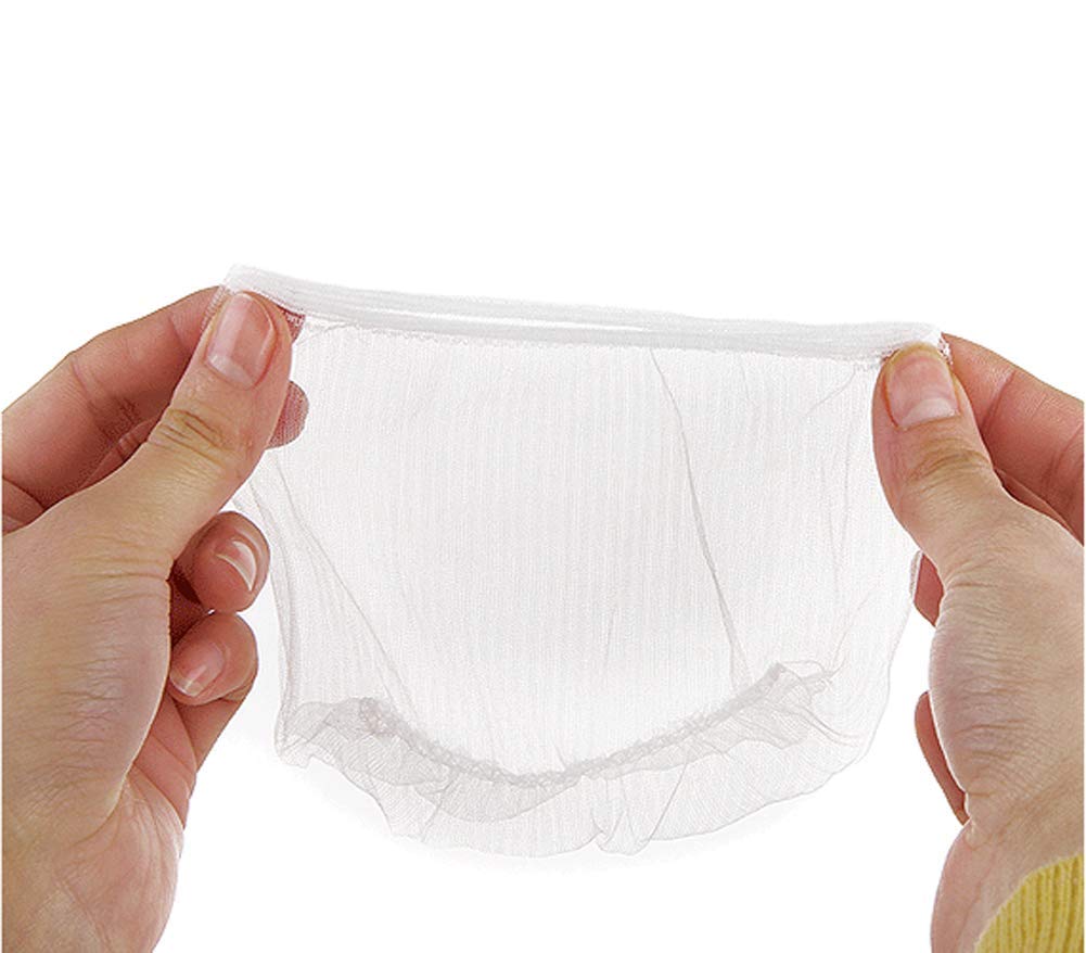 200Pcs Disposable Sink Strainer Bags - Fine Mesh Kitchen & Bathroom Sink Strainer Garbage Bags (4x3.5inch, White) - Prevents Clogs, Catches Food Scraps & Hair for Easy Cleaning
