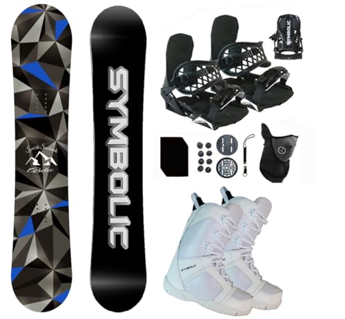 BLK Bindings+ White Blem Boot 4.5