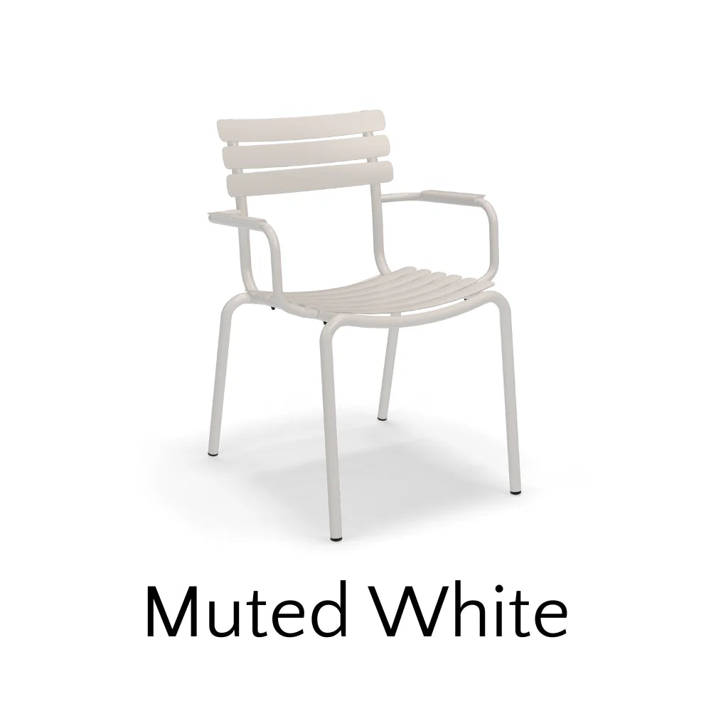 ALUA Outdoor Stackable Dining Chairs - Lightweight, Weather-Resistant, Durable for Patio, Garden, Poolside & Backyard Use