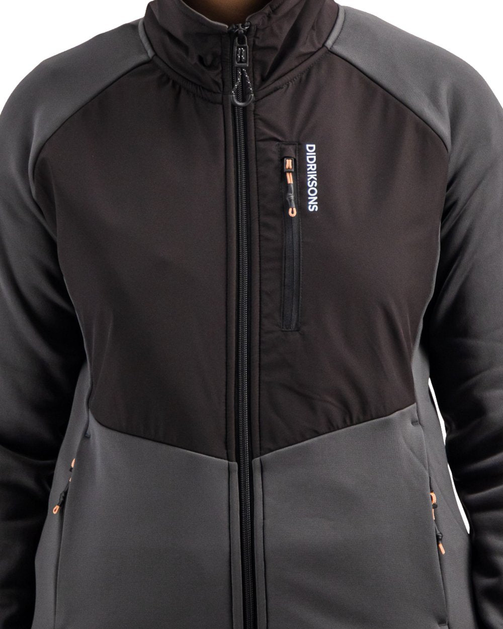 Didriksons Women's Mistral Full Zip Sweater - Waterproof Windbreaker Jacket for Outdoor Hiking & Travel