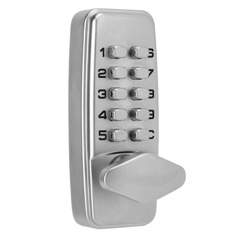 Zinc Alloy Keyless Entry Door Lock - Digital Keypad with Mechanical Backup for Indoor & Outdoor Security | Perfect for Homes, Apartments, and Offices