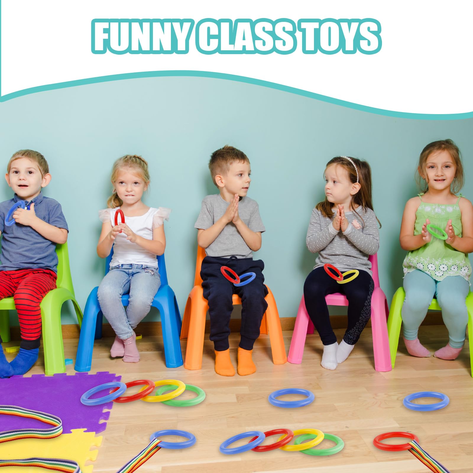 12pcs Toddler Walking Ropes - Detachable Preschool Transition Ropes for Daycare & Kindergarten | Safe Outdoor Walking Aid for Group Activities, Field Trips & Classroom Management