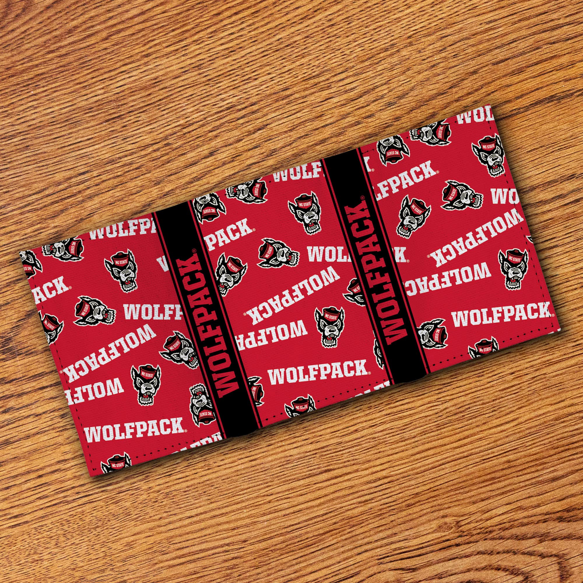 Rico Industries NCAA Canvas Trifold Wallet - Durable College Sports Accessory for Men | Perfect for Game Day, Campus Life & Everyday Use