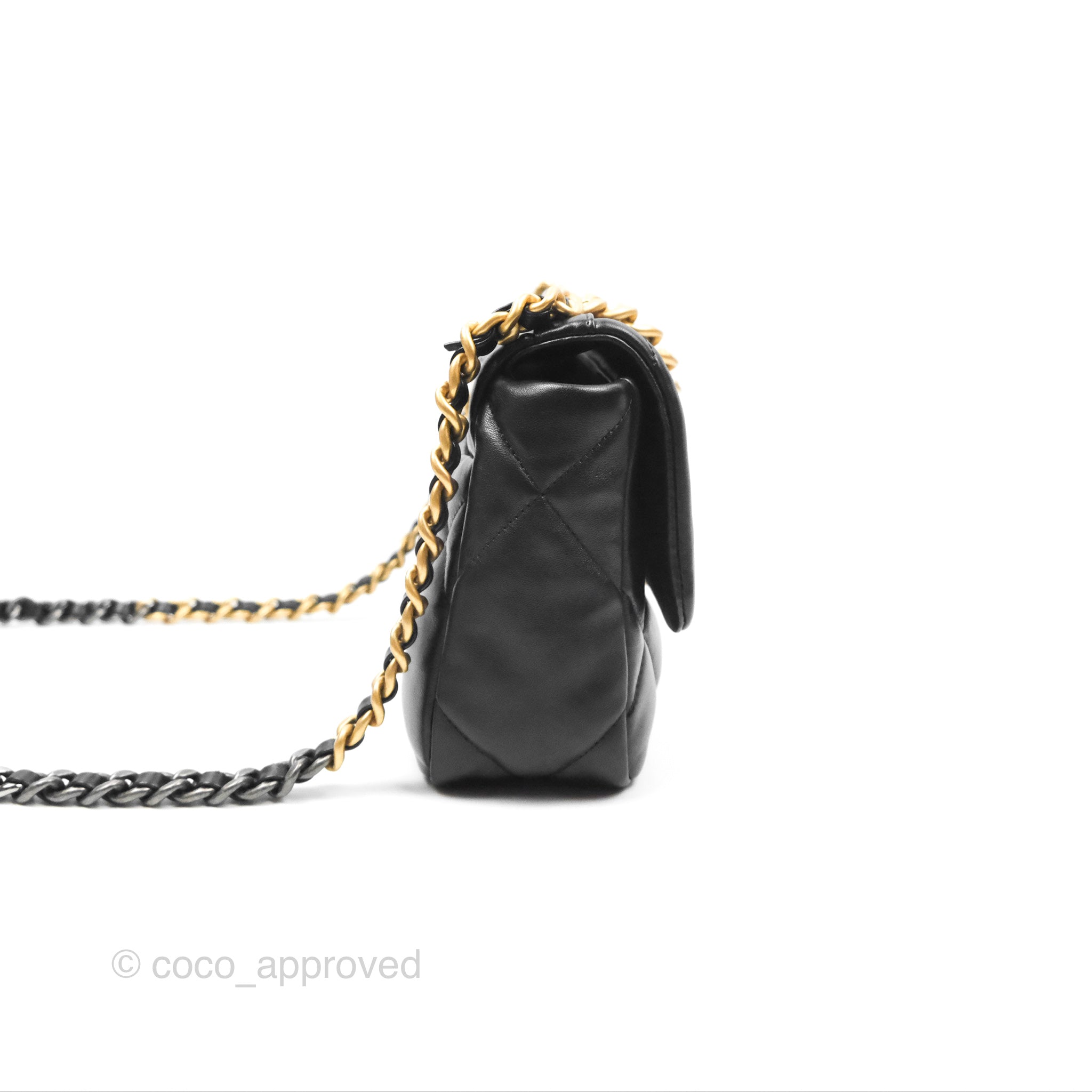 Chanel 19 Small Black Mixed Hardware Flap Bag - Luxury Designer Handbag for Women | Perfect for Everyday Use, Work & Special Occasions