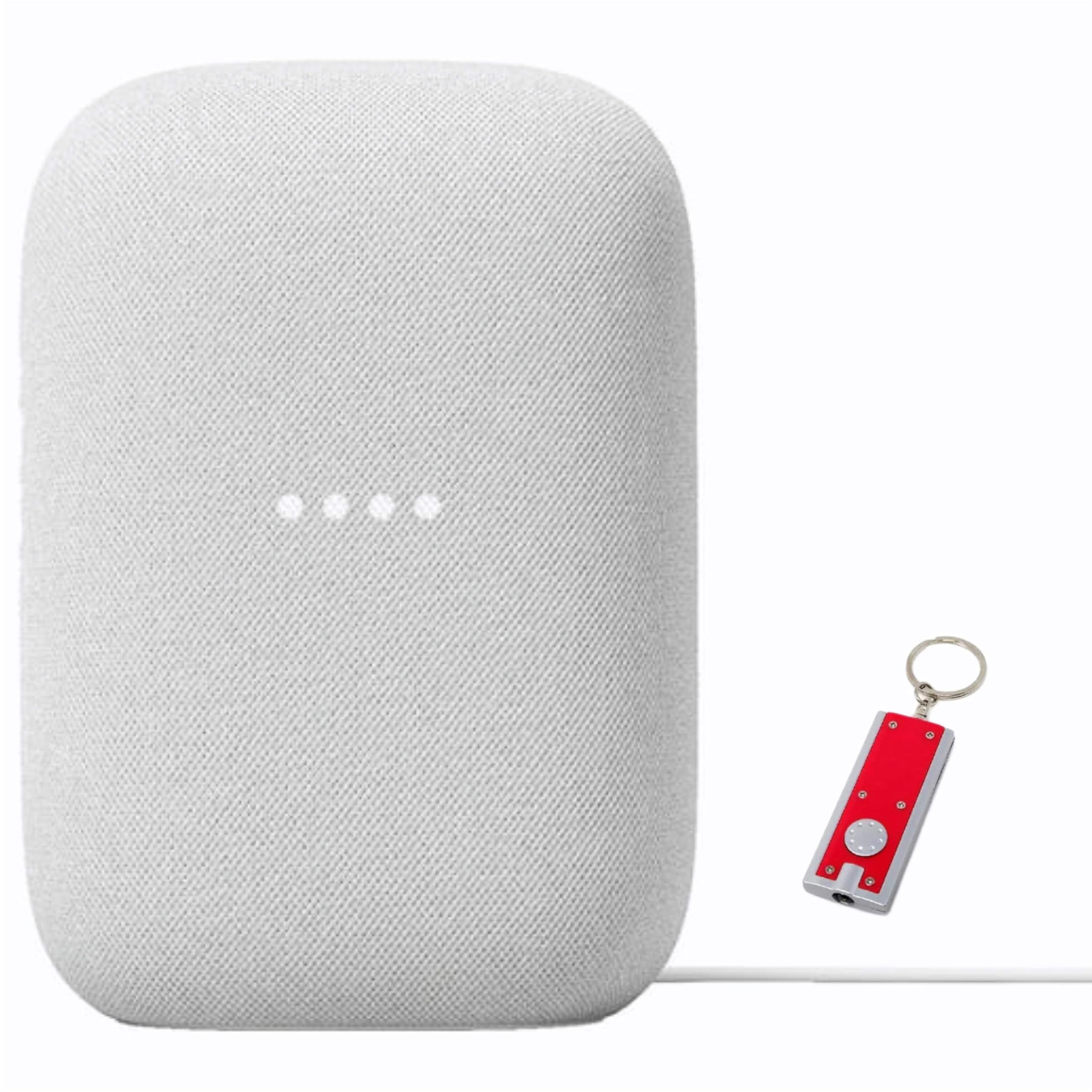 Portable Bluetooth Speaker with Keychain LED - Wireless Music Streaming - Compact & Lightweight - Perfect for Travel, Outdoor Adventures, and Home Use - Chalk Color