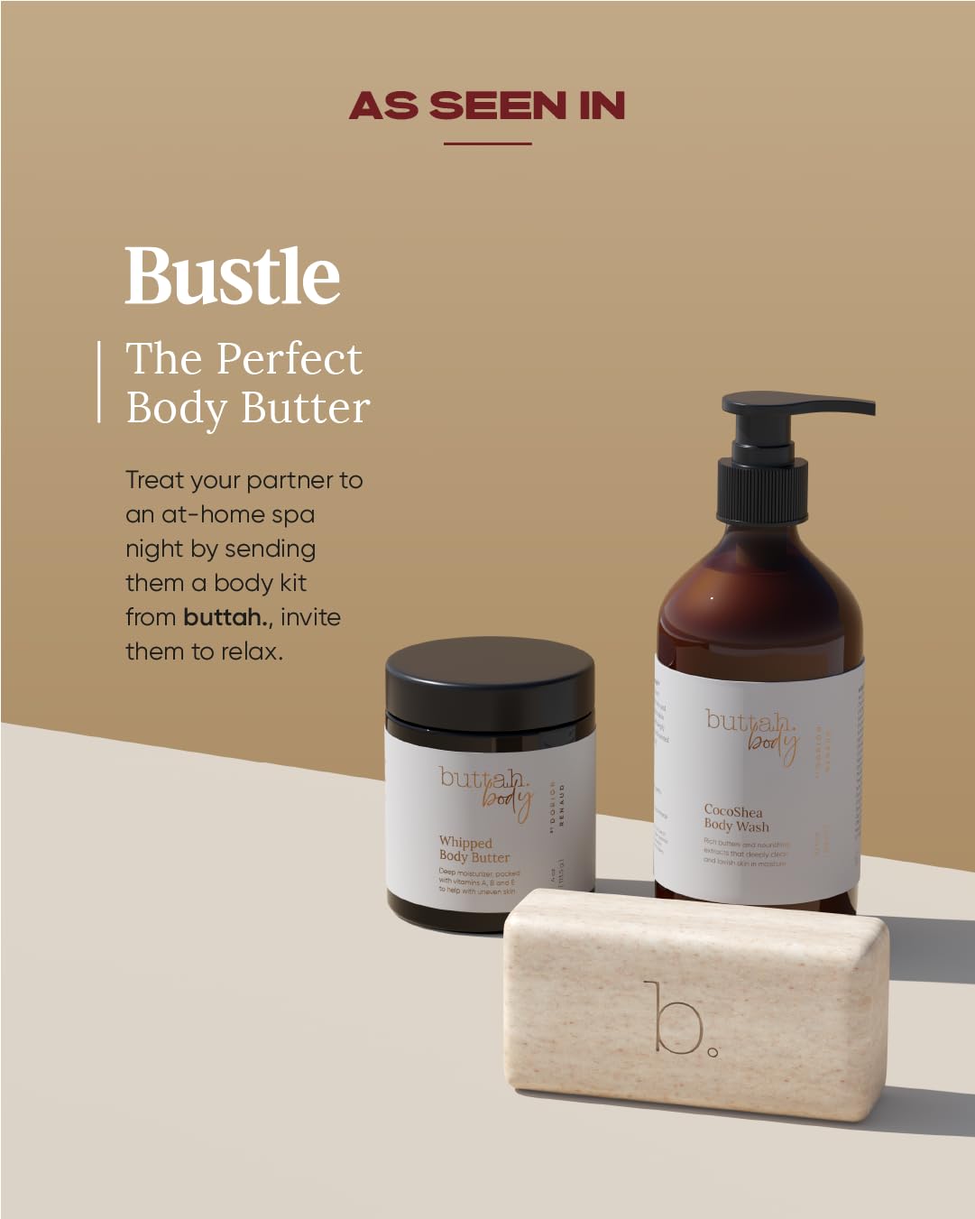 **Buttah Skin by Dorion Renaud - Buttah Body Trio for Melanin-Rich Skin | Egyptian CocoShea Body Wash (10oz) | Oatmeal Shea Bar (100g) | Whipped Body Butter (4oz) | Black-Owned Skincare for Men & Women | Hydrating & Nourishing for Daily Use**