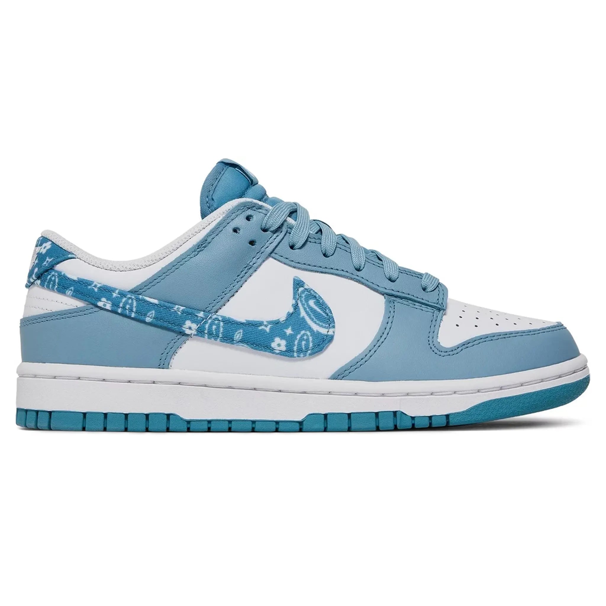 Nike Dunk Low Essential Paisley Pack Blue Women's Sneakers - Comfortable Casual Shoes for Running, Walking & Streetwear Fashion