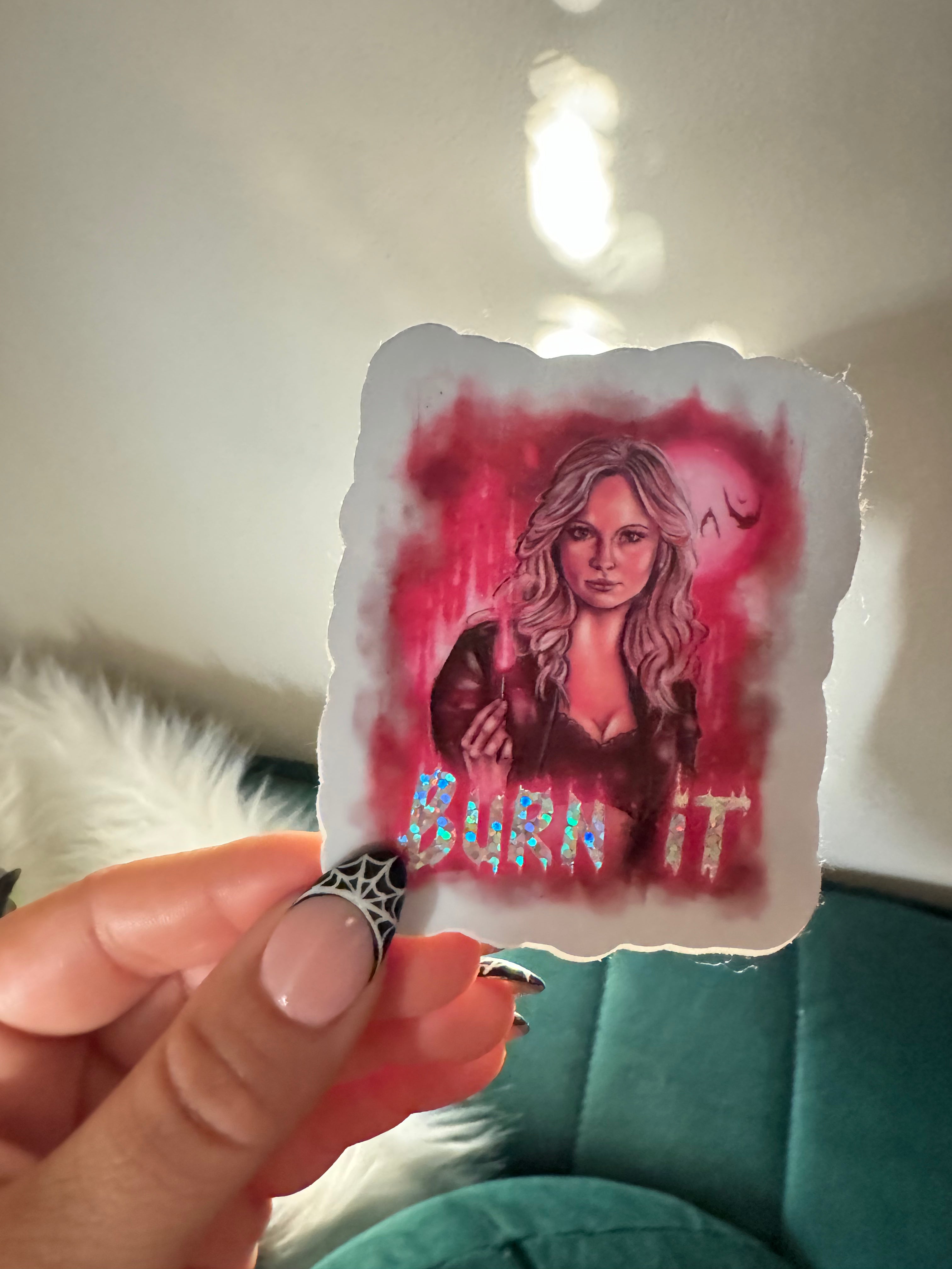 Matt Donovan Survived Sticker - Vampire Diaries Inspired Decal for Laptops, Cars & Water Bottles - Perfect for TV Show Fans & Pop Culture Enthusiasts