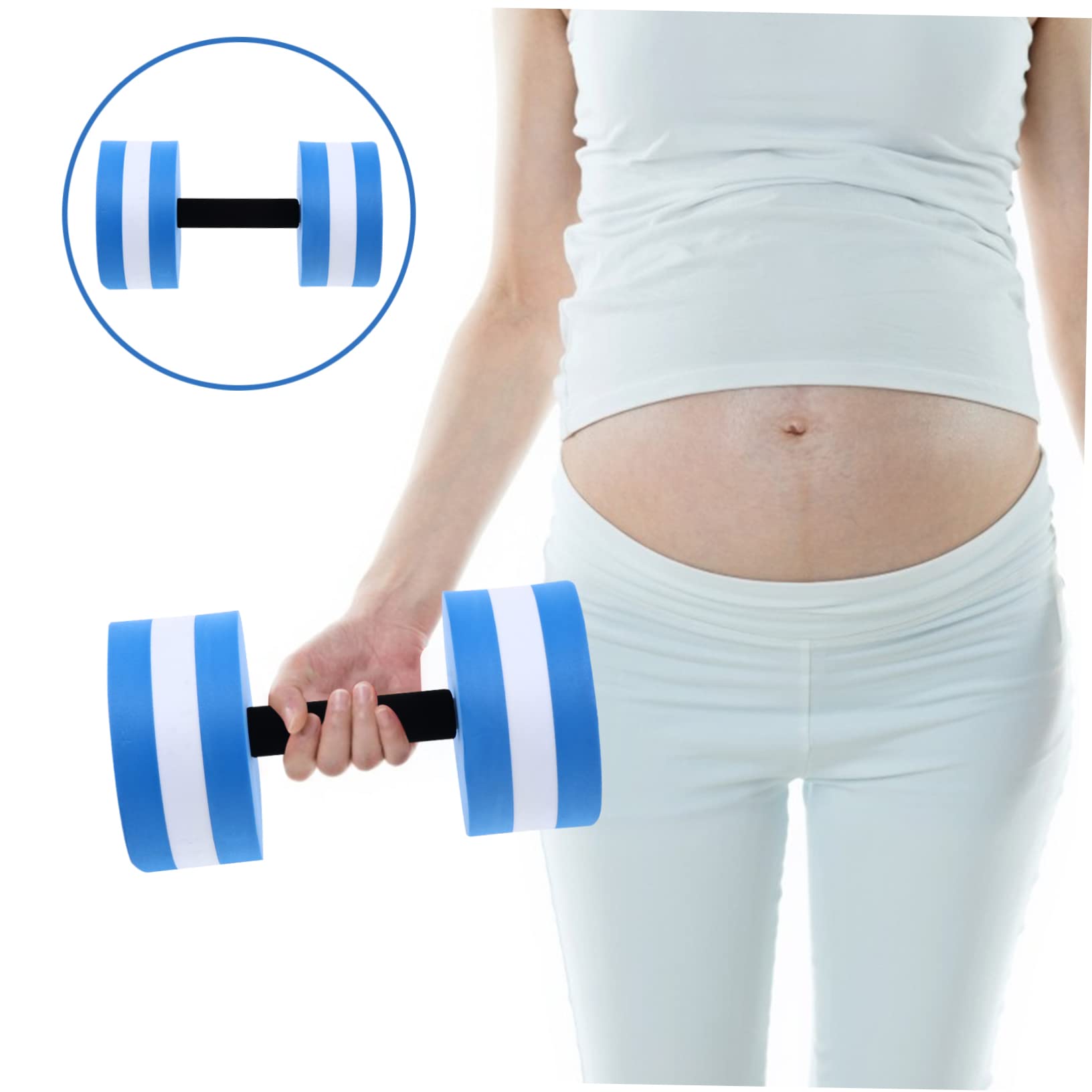 2 Pack Water Dumbbells for Aqua Fitness - Floating Hand Weights for Water Aerobics, Swimming Pool Exercises & Aquatic Therapy - Perfect for Men & Women - Ideal for Home, Gym & Pool Workouts