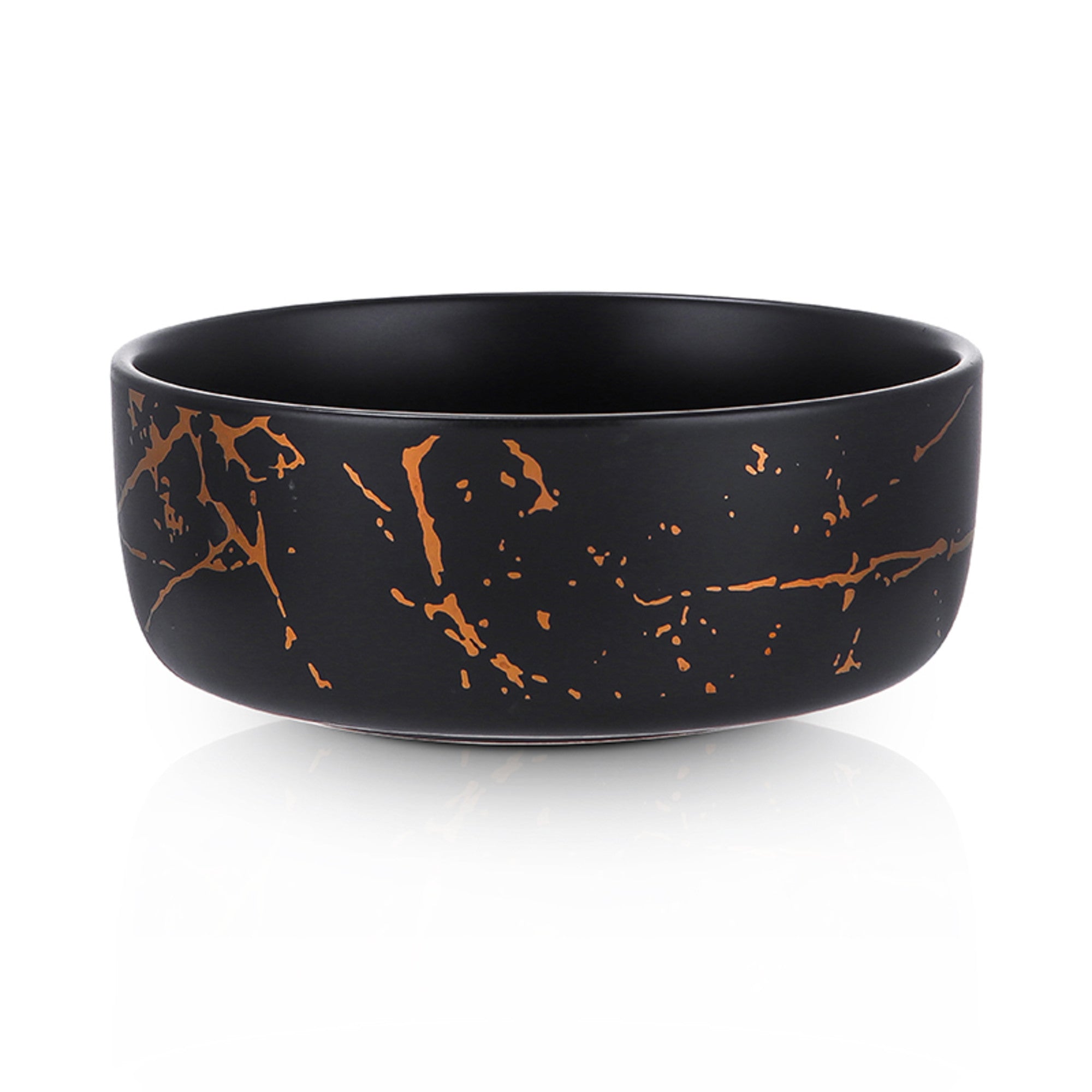 Premium Zora Porcelain Bowl - Elegant Black Ceramic Dish for Soup, Salad & Dessert | Durable Dinnerware for Home, Restaurant & Special Occasions