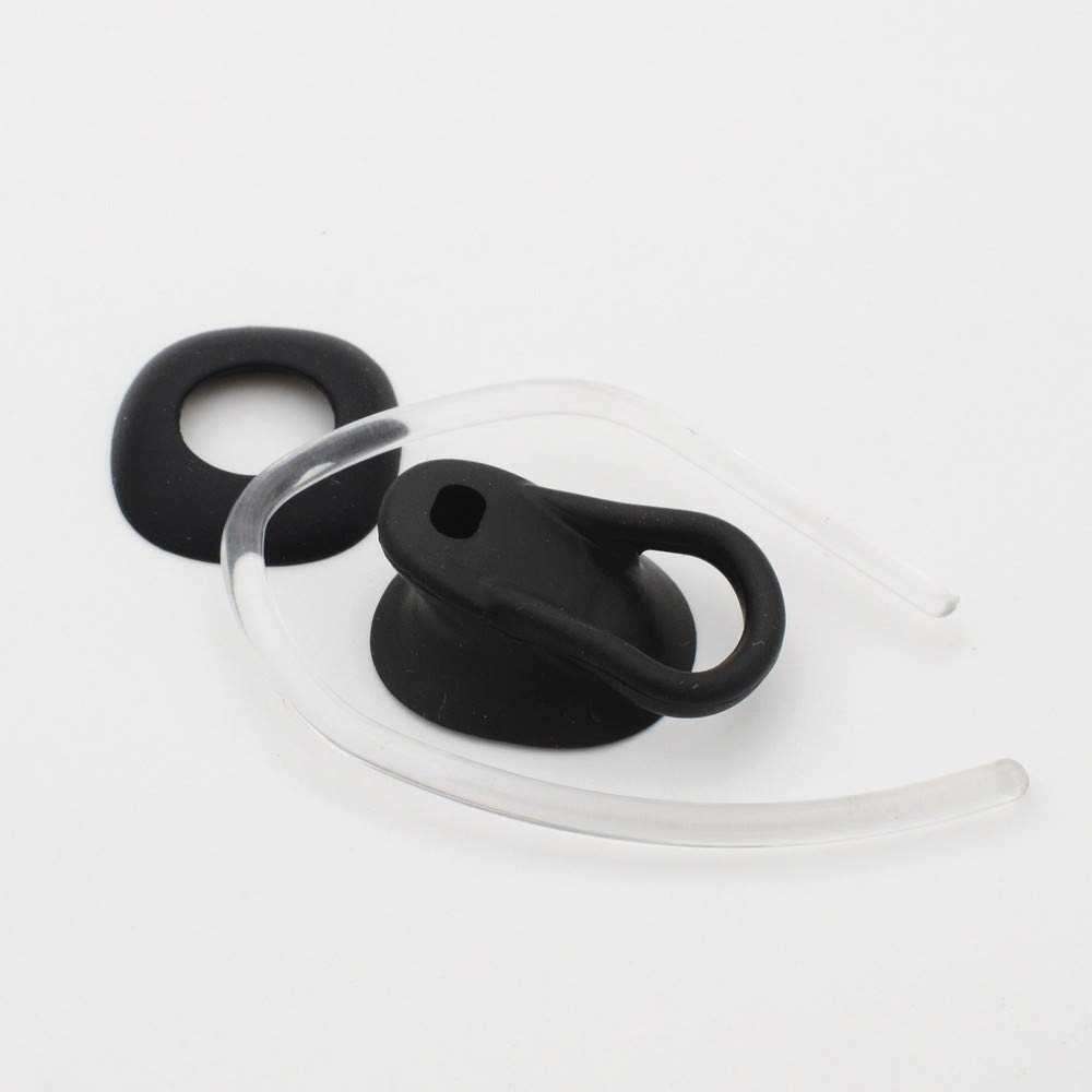 1 Set of Replacement Earbud Tips & Earhooks - Compatible with Jabra Style Earphones & Headsets - Secure Fit for Running, Workouts & Active Lifestyles