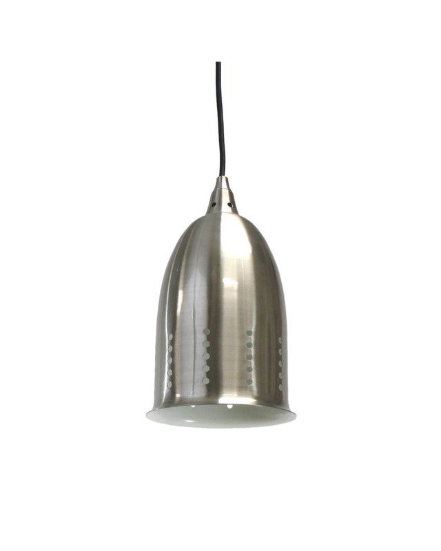 Epiphany Lighting PCP109 BN Brushed Nickel Mini Pendant Light - Modern Single Bulb Fixture for Kitchen Island, Dining Room, or Entryway Lighting