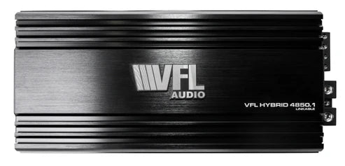 VFL Hybrid 4850.1 Car Audio Amplifier - 4800W Max Power, 1 Ohm Stable, High Performance Bass Boost for Car Stereo Systems - Perfect for Car Audio Upgrades, Bass Competitions & Custom Installations